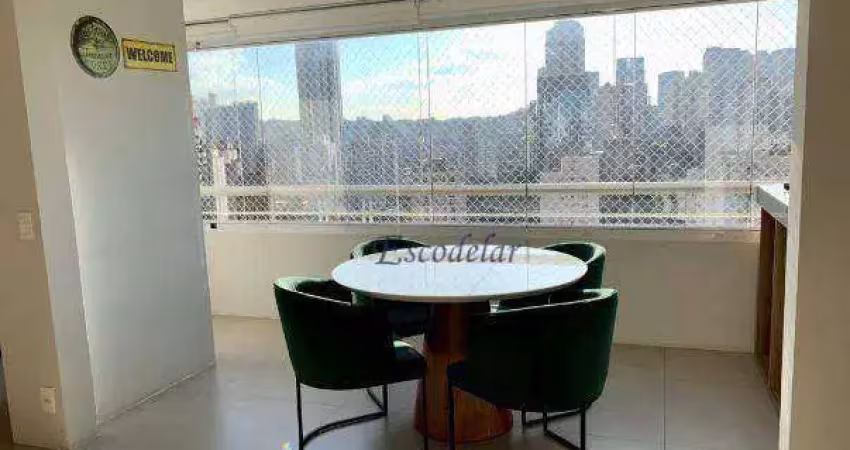 Apartamento com 3 dormitórios à venda, 116 m² por R$ 1.890.000,00 - Brooklin - São Paulo/SP
