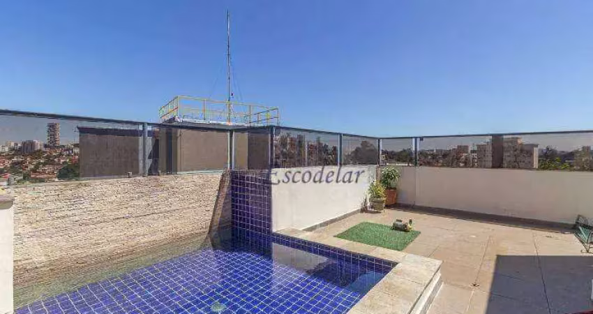 Cobertura com 3 dormitórios à venda, 246 m² por r$ 2.200.000,00 - alto da lapa - são paulo/sp
