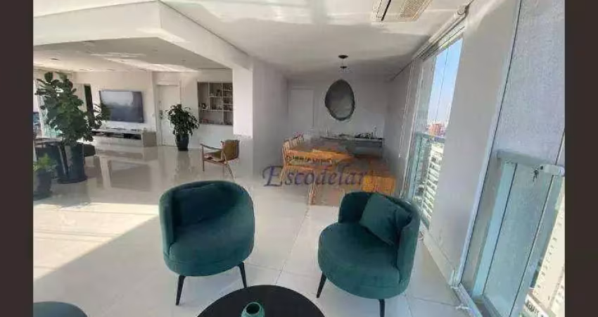 Cobertura com 4 dormitórios à venda, 316 m² por r$ 5.650.000,00 - campo belo - são paulo/sp