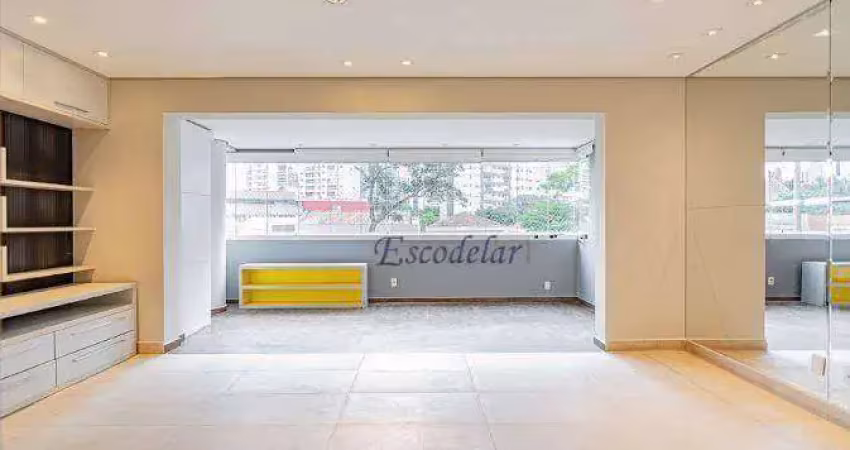 Apartamento duplex com 3 dormitórios à venda, 130 m² por r$ 2.200.000,00 - brooklin paulista - são paulo/sp