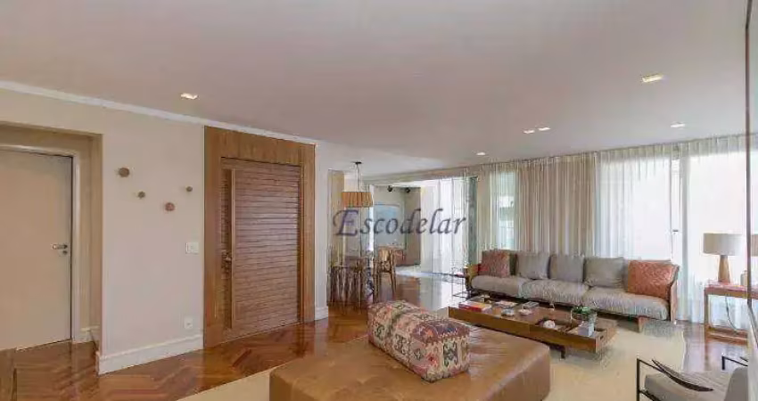 Apartamento com 3 dormitórios à venda, 241 m² por r$ 4.350.000,00 - campo belo - são paulo/sp