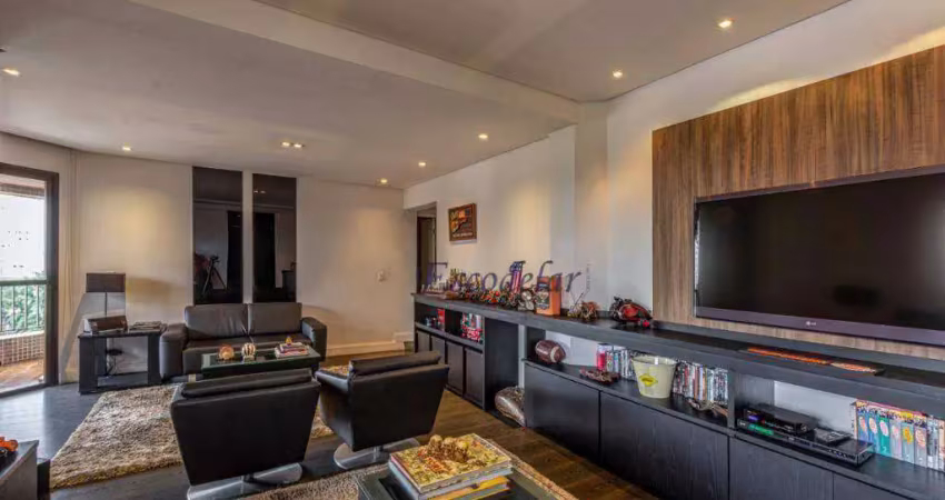 Apartamento com 3 dormitórios à venda, 160 m² por r$ 1.750.000,00 - campo belo - são paulo/sp