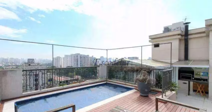 Cobertura com 3 dormitórios à venda, 233 m² por R$ 2.899.000,00 - Santo Amaro - São Paulo/SP