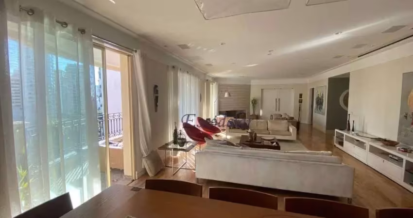 Apartamento com 4 dormitórios à venda, 311 m² por r$ 5.300.000,00 - campo belo - são paulo/sp