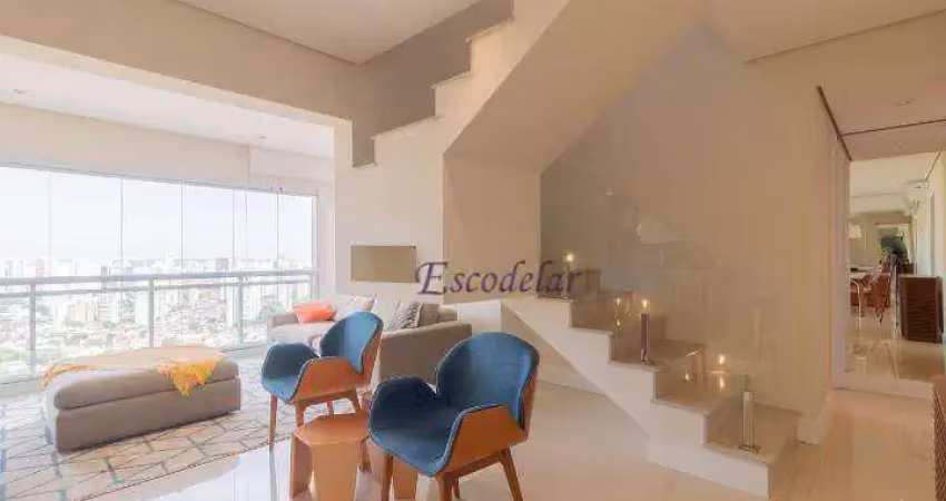 Cobertura com 3 dormitórios à venda, 175 m² por r$ 3.990.000,00 - brooklin novo - são paulo/sp