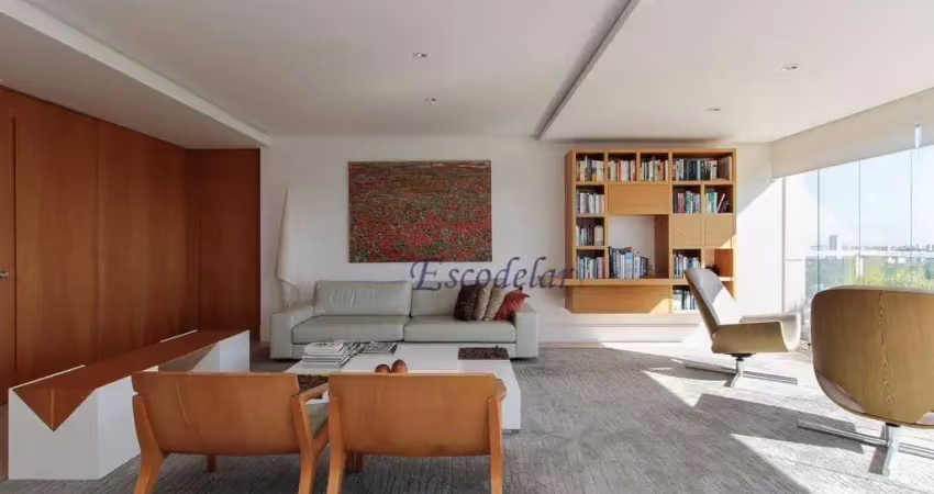Apartamento com 2 dormitórios à venda, 180 m² por r$ 3.200.000,00 - campo belo - são paulo/sp