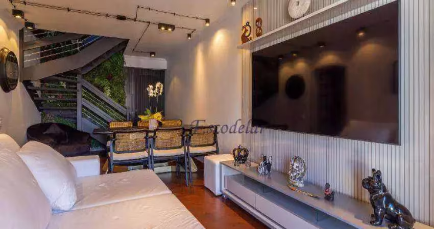 Cobertura com 2 dormitórios à venda, 150 m² por r$ 1.680.000,00 - perdizes - são paulo/sp