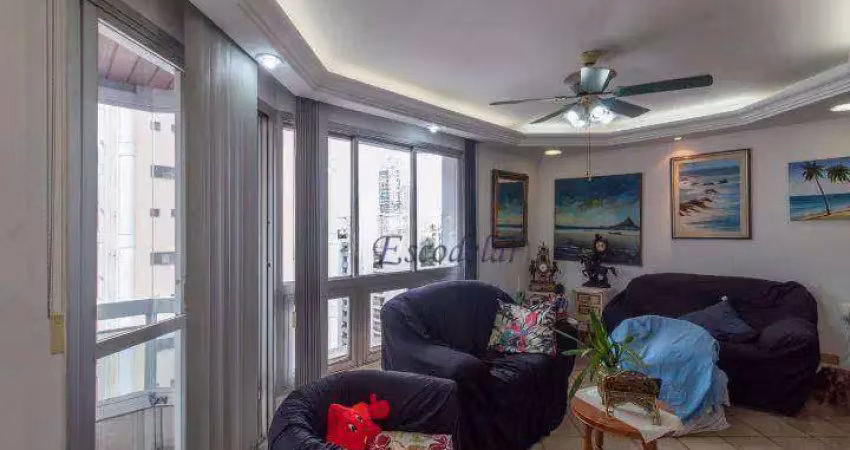 Cobertura com 3 dormitórios à venda, 325 m² por r$ 2.600.000,00 - moema índios - são paulo/sp