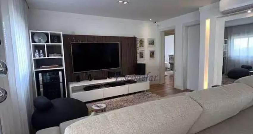 Apartamento com 3 dormitórios à venda, 185 m² por r$ 3.300.000,00 - campo belo - são paulo/sp