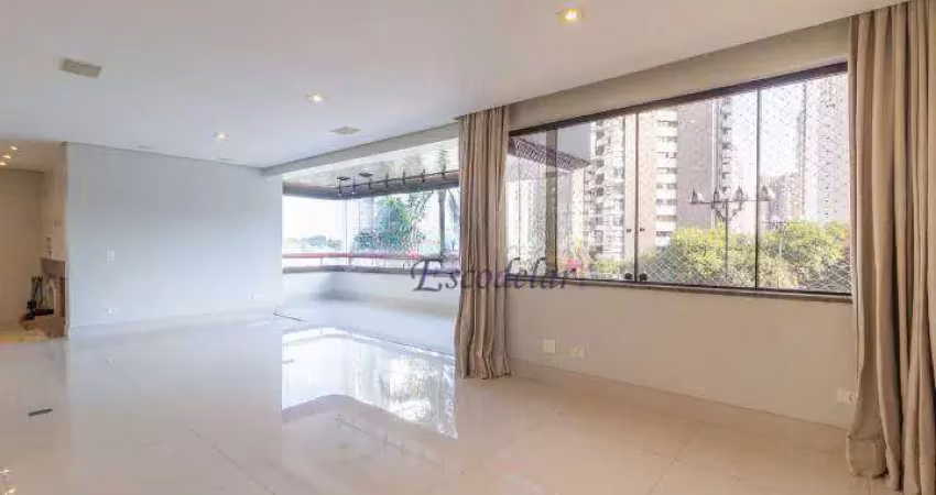 Apartamento com 4 dormitórios à venda, 325 m² por r$ 4.000.000,00 - campo belo - são paulo/sp