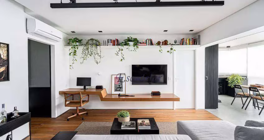 Apartamento com 1 dormitório à venda, 78 m² por r$ 1.980.001,00 - pinheiros - são paulo/sp