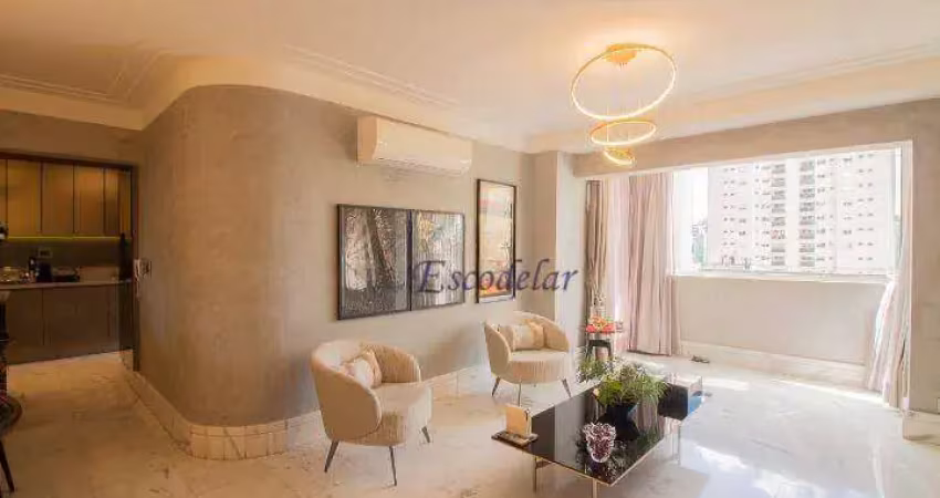Apartamento com 2 dormitórios à venda, 128 m² por r$ 1.970.000,00 - perdizes - são paulo/sp