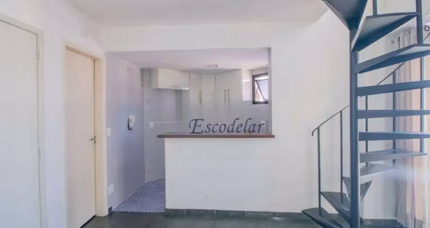 Apartamento duplex com 1 dormitório à venda, 45 m² por r$ 640.000,00 - itaim bibi - são paulo/sp