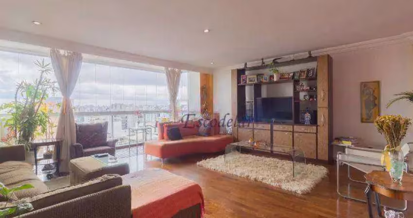 Apartamento com 4 dormitórios à venda, 210 m² por r$ 2.400.000,00 - campo belo - são paulo/sp