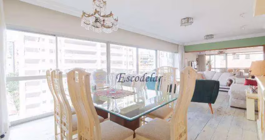Apartamento para alugar, 245 m² por R$ 17.800,00 - Moema - São Paulo/SP