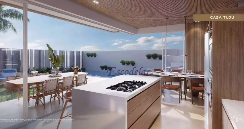 Casa com 4 dormitórios à venda, 400 m² por r$ 5.500.000,00 - riv. são lourenco - bertioga/sp