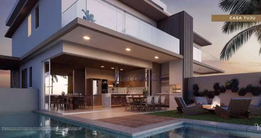 Casa com 4 dormitórios à venda, 400 m² por r$ 5.500.000,00 - riviera de são lourenço - bertioga/sp