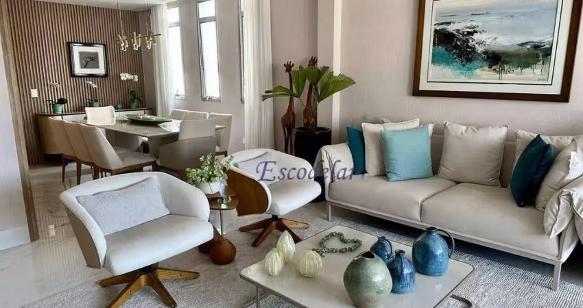 Apartamento com 3 dormitórios à venda, 212 m² por r$ 4.700.000,00 - vila nova conceição - são paulo/sp