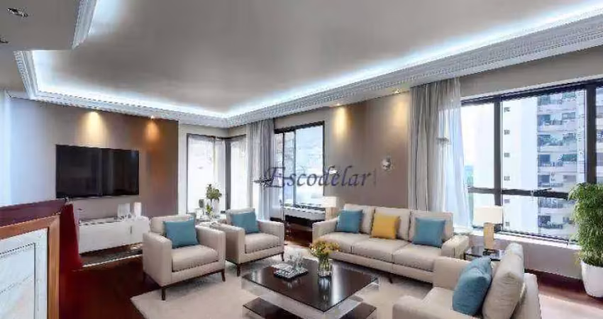 Apartamento com 3 dormitórios à venda, 245 m² por r$ 5.800.000,00 - ibirapuera - são paulo/sp