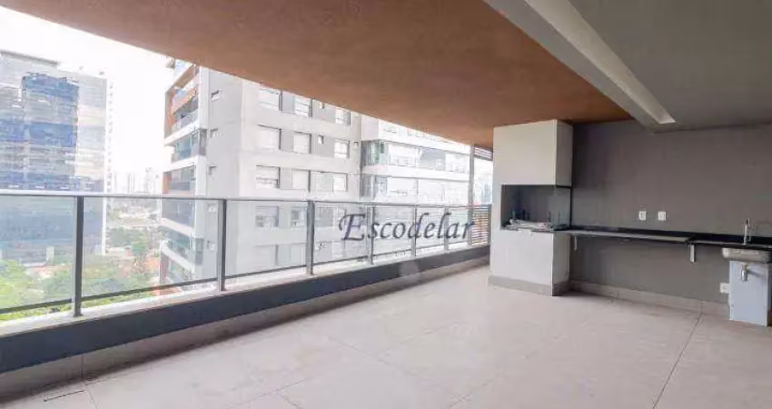 Apartamento com 3 dormitórios à venda, 158 m² por r$ 3.030.000,00 - brooklin - são paulo/sp