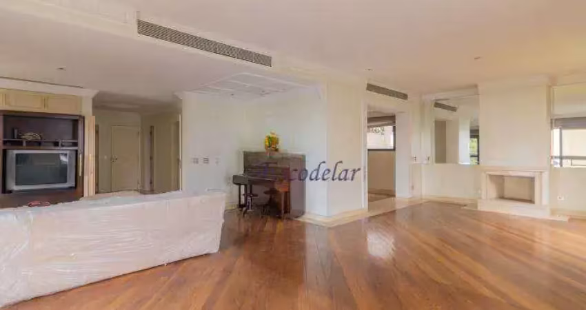 Apartamento para alugar, 330 m² por R$ 65.000,01/mês - Moema - São Paulo/SP