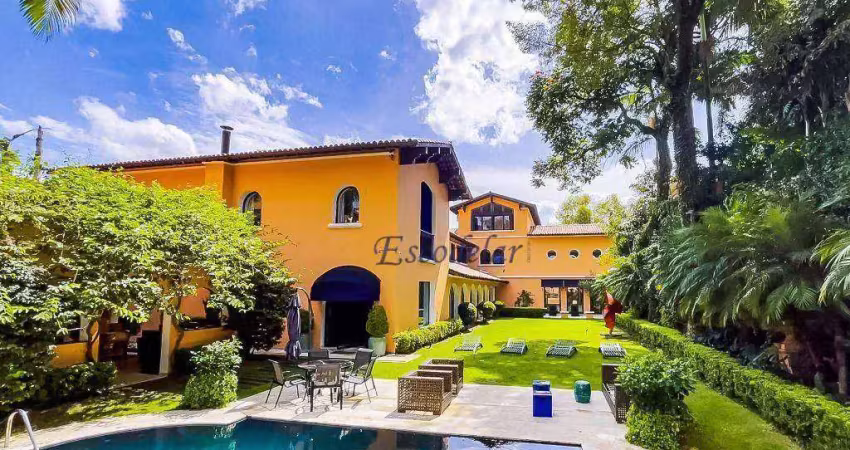 Casa para alugar com 5 quartos(5 suítes), quadra de tênis, 8 vagas, 1.599m² - jardim guedala sp