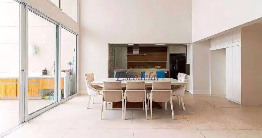 Apartamento duplex com 4 dormitórios à venda, 239 m² por r$ 4.600.000,00 - campo belo - são paulo/sp