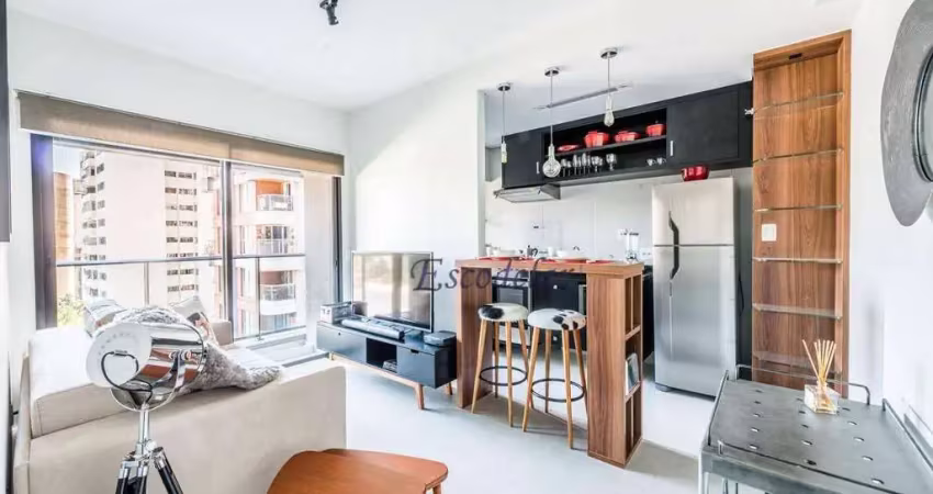 Apartamento com 1 dormitório para alugar, 40 m² por r$ 6.755,00/mês - pinheiros - são paulo/sp