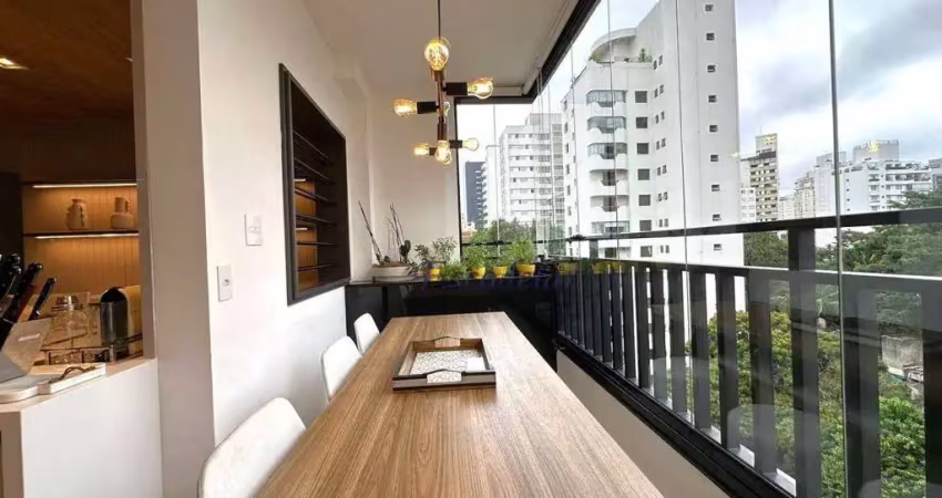 Apartamento com 2 dormitórios à venda, 76 m² por r$ 1.860.000,00 - campo belo - são paulo/sp