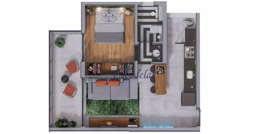 Apartamento com 1 dormitório a venda, 43,78 m² a partir de R$ 580.000 - Vila Mariana - São Paulo/SP