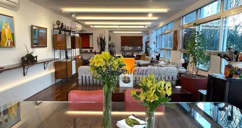 Apartamento com 3 quartos à venda, 204 m² por r$ 4.700.000 - jardim américa - são paulo/sp - 400 mts clube paulistano
