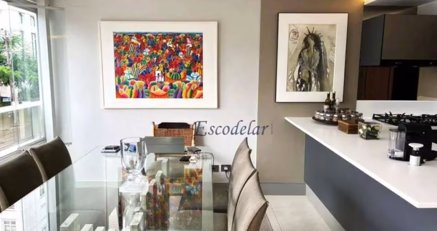 Apartamento com 2 quartos à venda, 122 m² por r$ 2.750.000 - vila olímpia - são paulo/sp