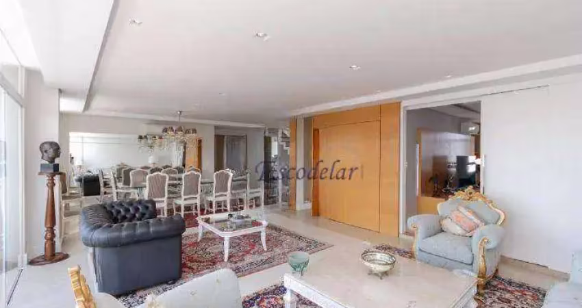 Cobertura com 4 dormitórios à venda, 380 m² por r$ 5.500.000,00 - brooklin - são paulo/sp