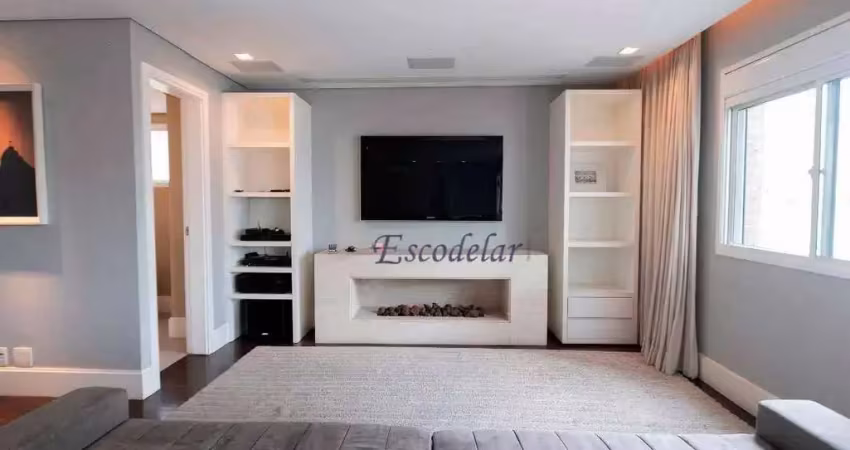 Apartamento com 2 dormitórios, sendo 2 suites - mobiliado 161 m² - para aluguel por r$ 29.000,00 /mês - vila nova conceição - são paulo/sp