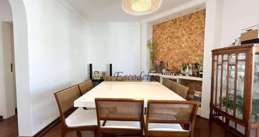 Apartamento com 3 dormitórios à venda, 135 m² por r$ 1.700.000,00 - perdizes - são paulo/sp