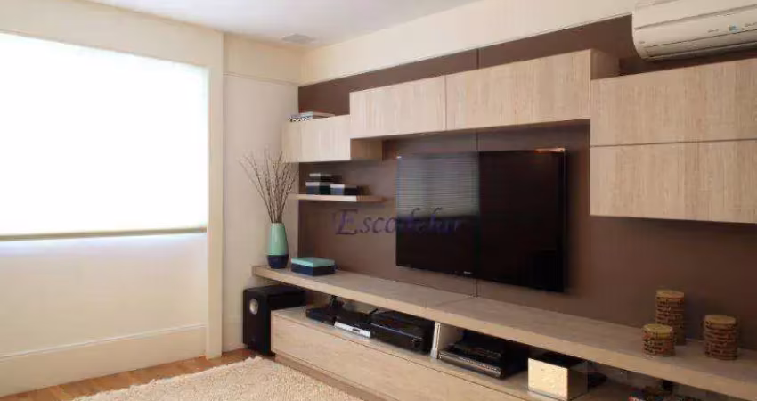 Apartamento com 4 dormitórios à venda, 442 m² por r$ 10.500.000,00 - campo belo - são paulo/sp