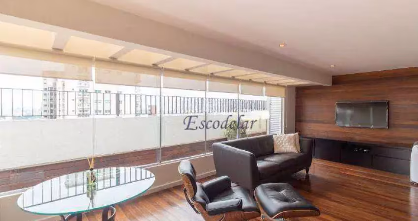Cobertura com 1 dormitório para alugar, 130 m² por R$ 12.580,00/mês - Paraíso - São Paulo/SP