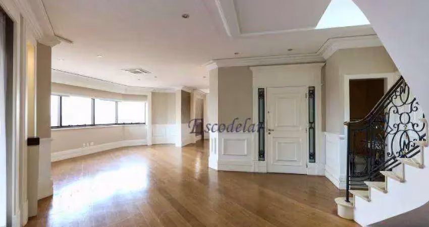 Cobertura com 4 dormitórios à venda, 546 m² por r$ 11.500.000,00 - campo belo - são paulo/sp