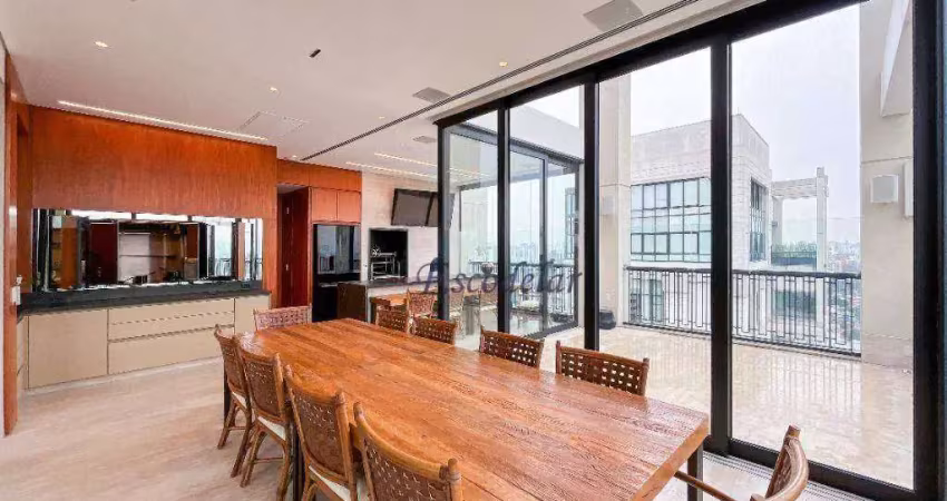 Cobertura com 4 dormitórios, 749 m² - venda por r$ 64.990.000,00 ou aluguel por r$ 238.000,00/mês - vila olímpia - são paulo/sp