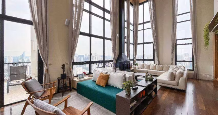 Cobertura com 4 dormitórios, 749 m² - venda por r$ 65.000.000,00 ou aluguel por r$ 238.000,00/mês - vila olímpia - são paulo/sp