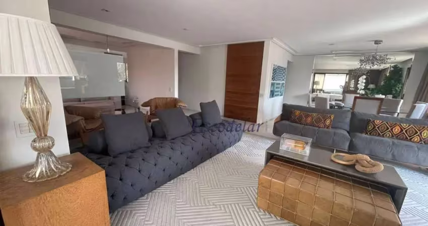 Apartamento com 3 dormitórios à venda, 230 m² por r$ 4.500.000,00 - moema - são paulo/sp