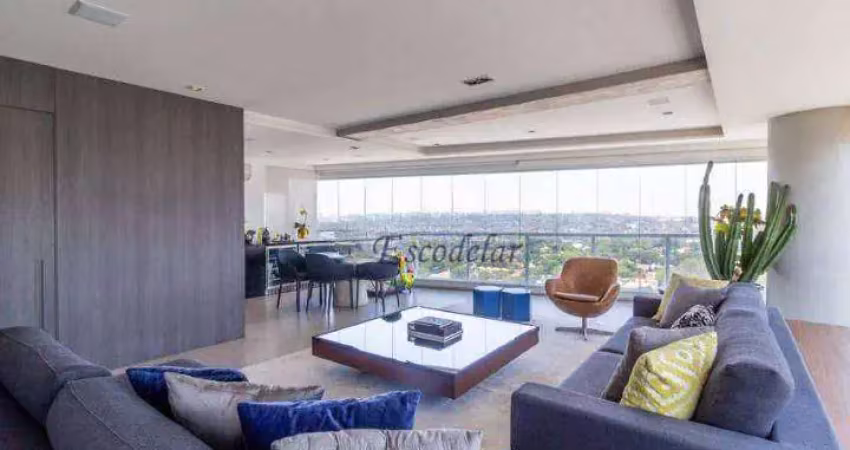 Apartamento com 3 dormitórios à venda, 219 m² por r$ 3.500.000,00 - campo belo - são paulo/sp