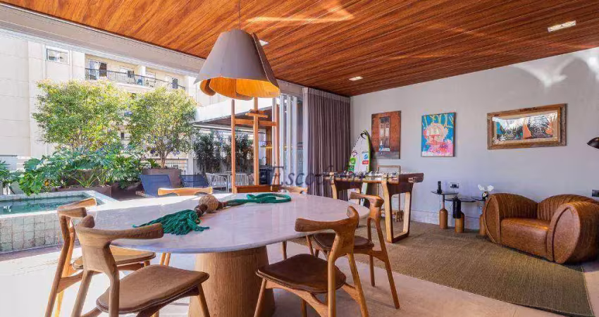 Cobertura com 1 dormitório à venda, 220 m² por r$ 7.900.000,00 - vila nova conceição - são paulo/sp