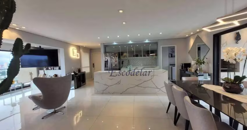 Apartamento a venda no brooklin: 3 quartos,3 suítes, 3 vagas, varanda fechada e lazer completo