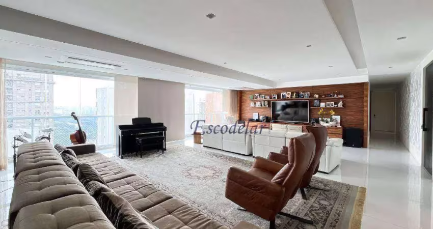 Apartamento à venda, 407 m² por r$ 14.000.000,00 - ibirapuera - são paulo/sp