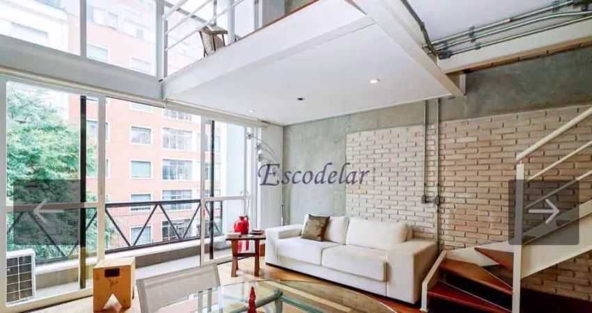 Loft com 1 dormitório à venda, 78 m² por r$ 2.230.000,00 - jardins - são paulo/sp