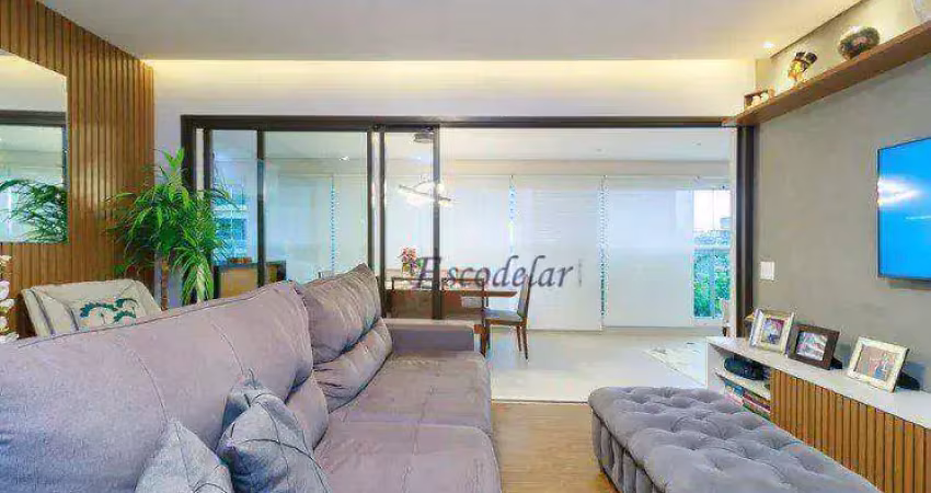 Apartamento com 3 dormitórios à venda, 138 m² por r$ 2.100.000,00 - jardim das acácias - são paulo/sp