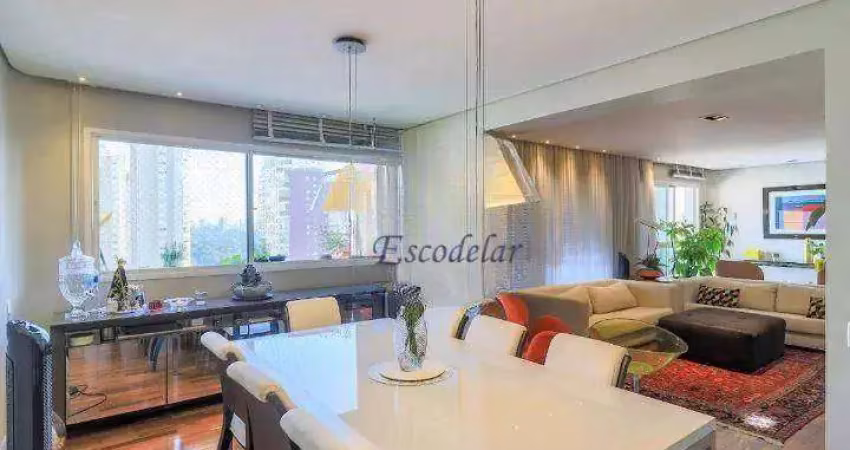 Cobertura com 4 dormitórios à venda, 468 m² por r$ 6.200.000,00 - campo belo - são paulo/sp
