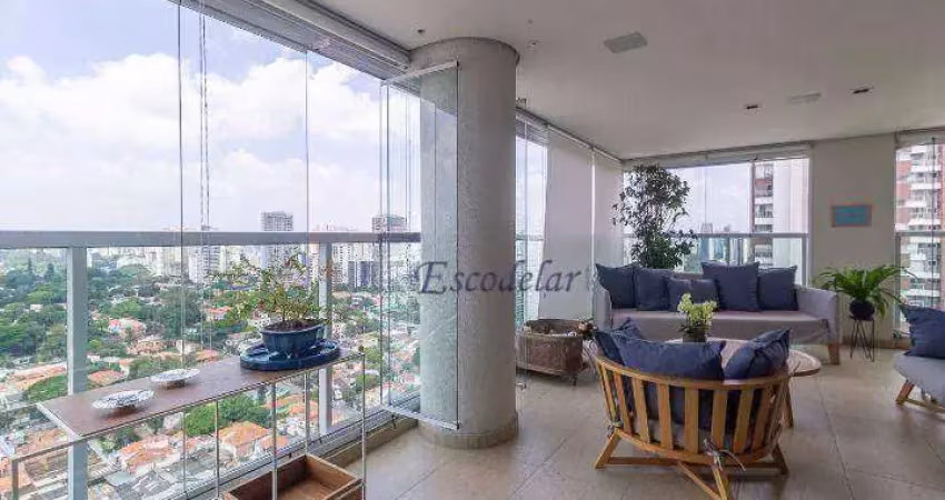 Apartamento com 3 dormitórios à venda, 251 m² por r$ 4.795.000,00 - campo belo - são paulo/sp