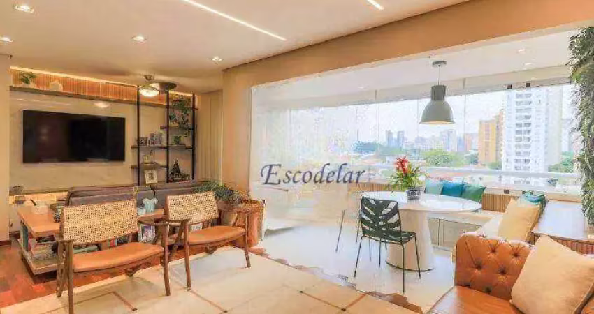 Apartamento com 3 dormitórios à venda, 116 m² por r$ 1.850.000,00 - brooklin - são paulo/sp